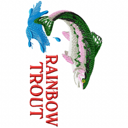 Fishes Embroidery Design 4